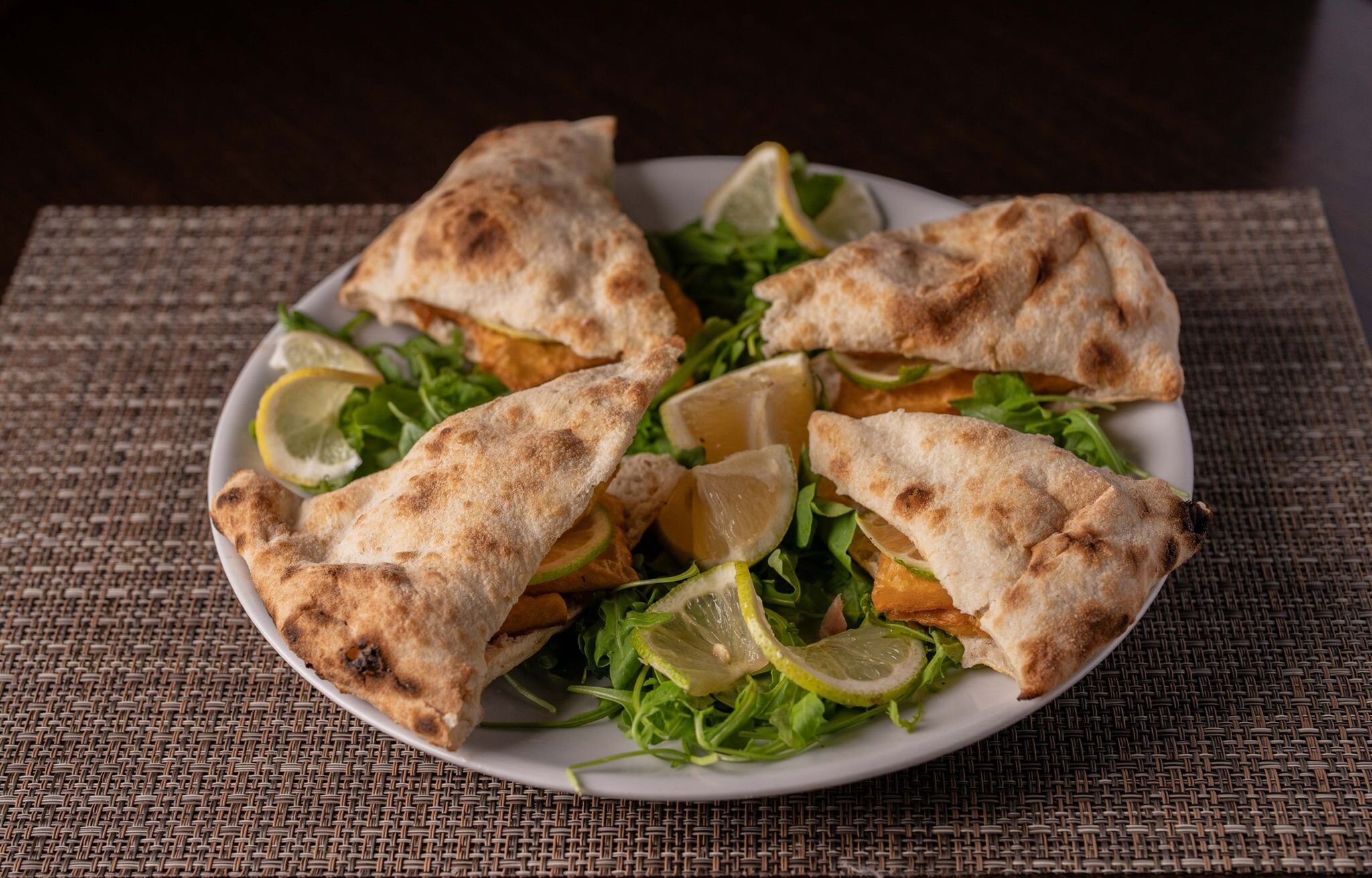 Focaccine di pan pizza con panelle e crocchè 4pz