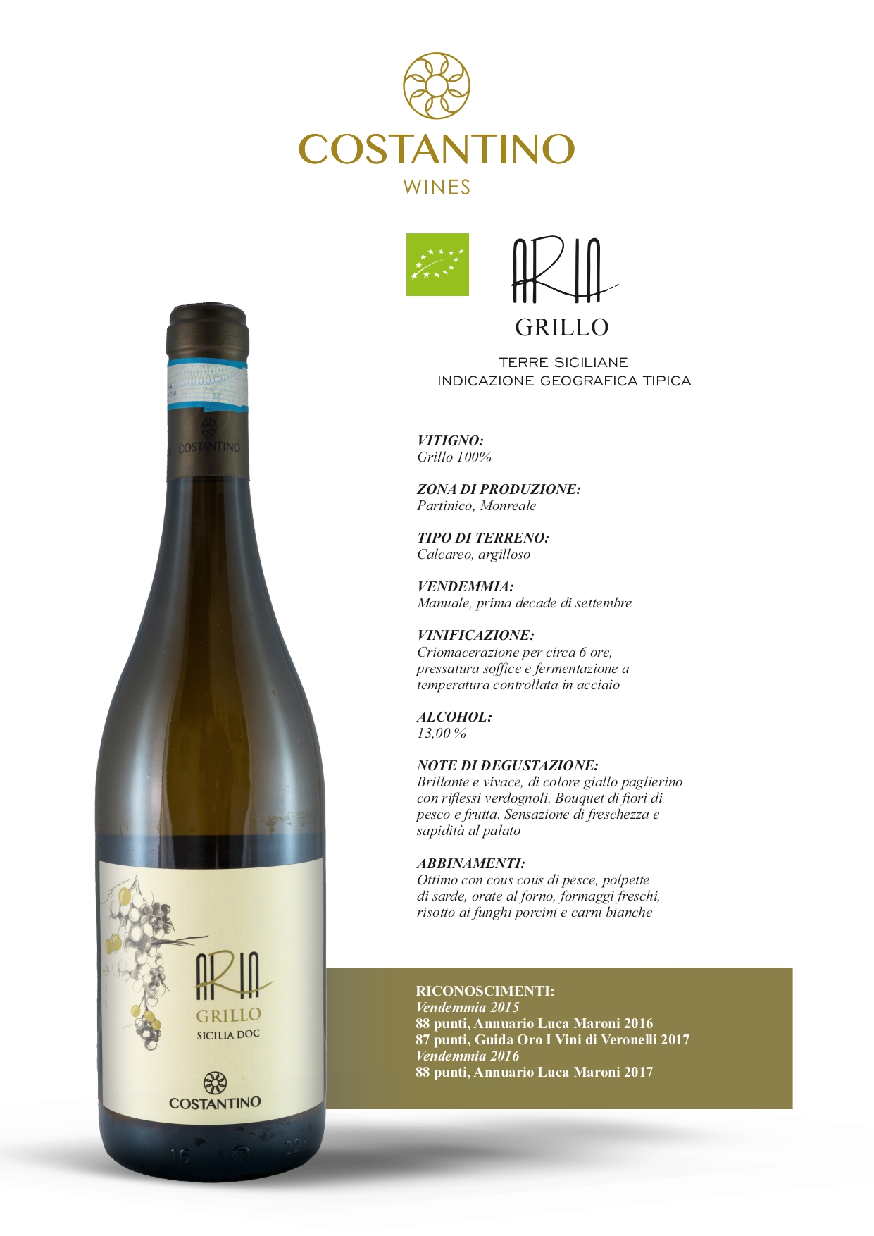 Immagine categoria Vini  COSTANTINO
