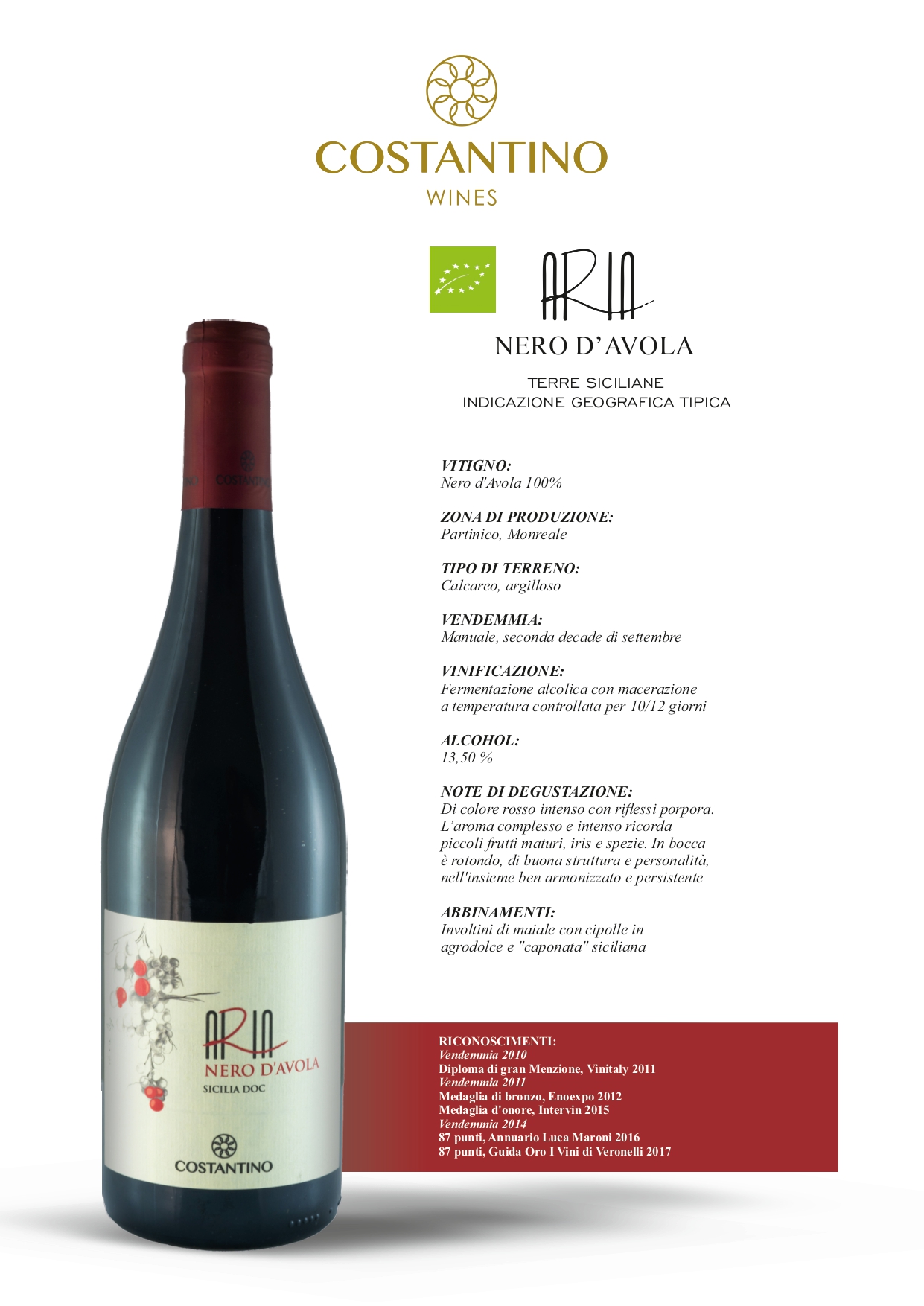 Aria Nero dâ€™Avola DOC